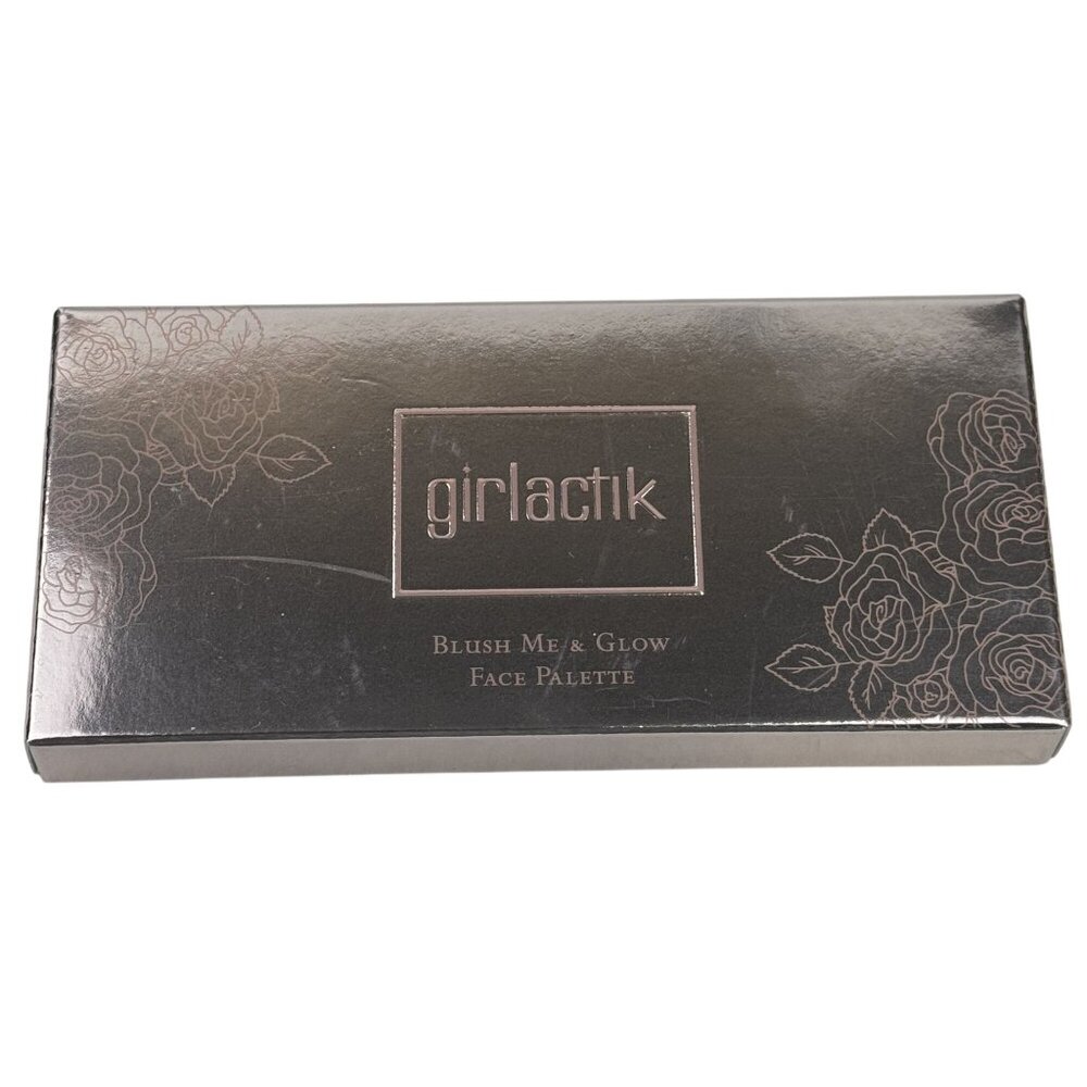 Girlactik Blush Me & Glow Face Palette Light Bronzer Highlighter Trio 2.8g NEW